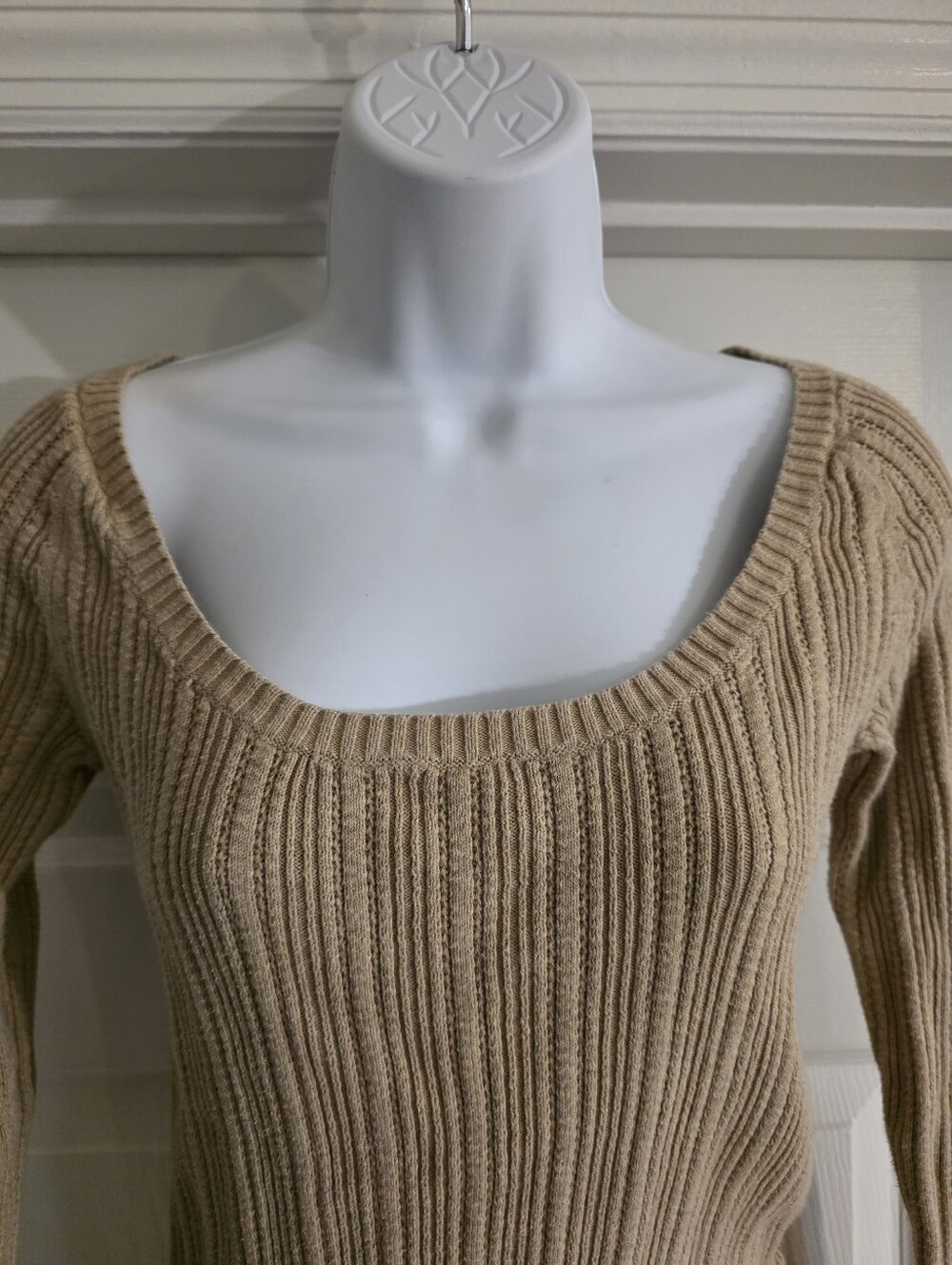 Late 2000s Old Navy Fitted Cotton Sweater-M - Picture 3 of 9